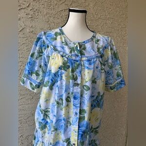 Floral Button-Up Dress vintage  y2k